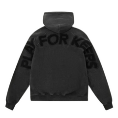 Geedup Co Play For Keeps Hoodie - Vintage Washed Black