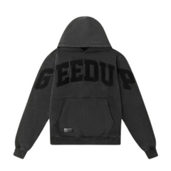 Geedup Co Team Logo Hoodie - Vintage Washed Black