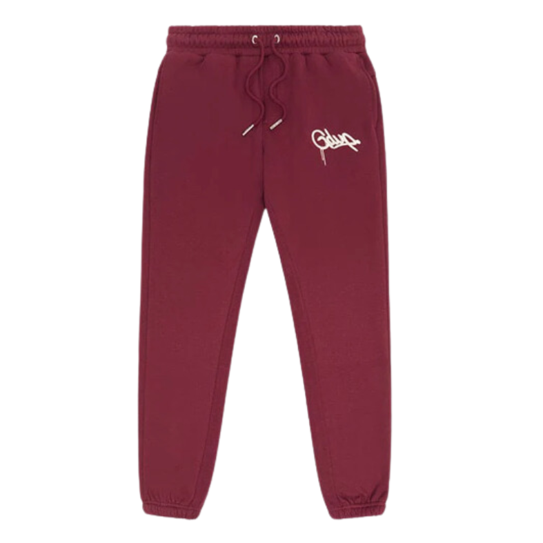 Geedup Co Handstyle Trackpants - Maroon/Cream