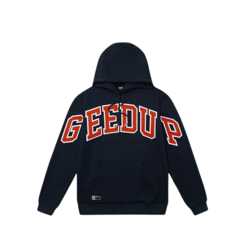 Geedup Co Team Logo Hoodie - Navy/Burnt Orange