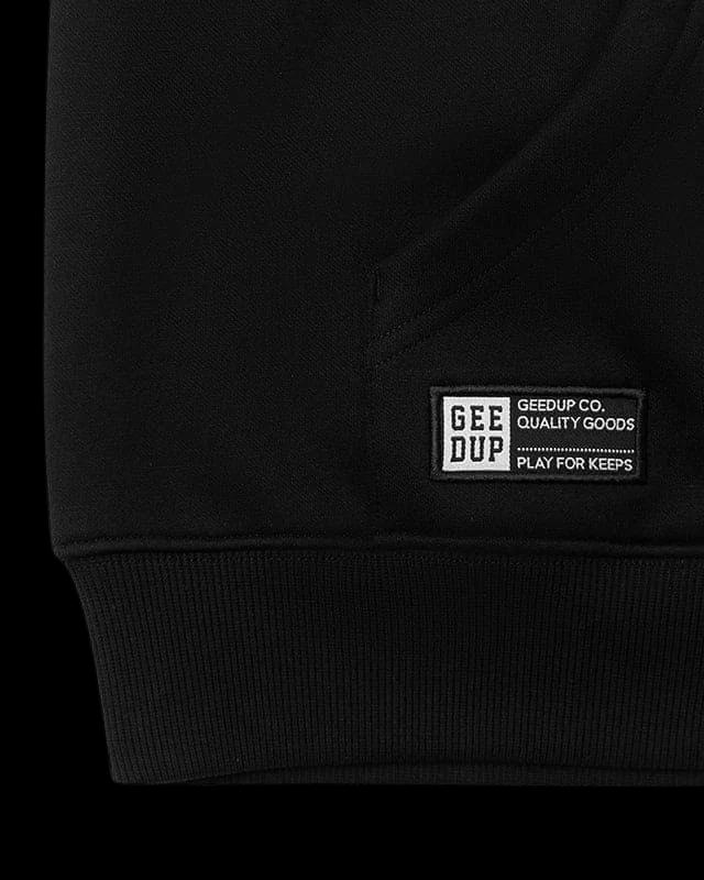 Geedup Co Handstyle Hoodie - Black/Lavender