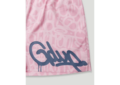 Geedup Co Handstyle Swim Shorts - Pink/Navy Blue