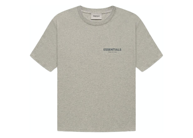 Fear Of God Essentials T-Shirt - Dark Heather Oatmeal (Core Collection FW21)