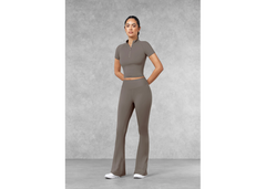 The Giving Movement 30.5 inch Flared Leggings - Mushroom