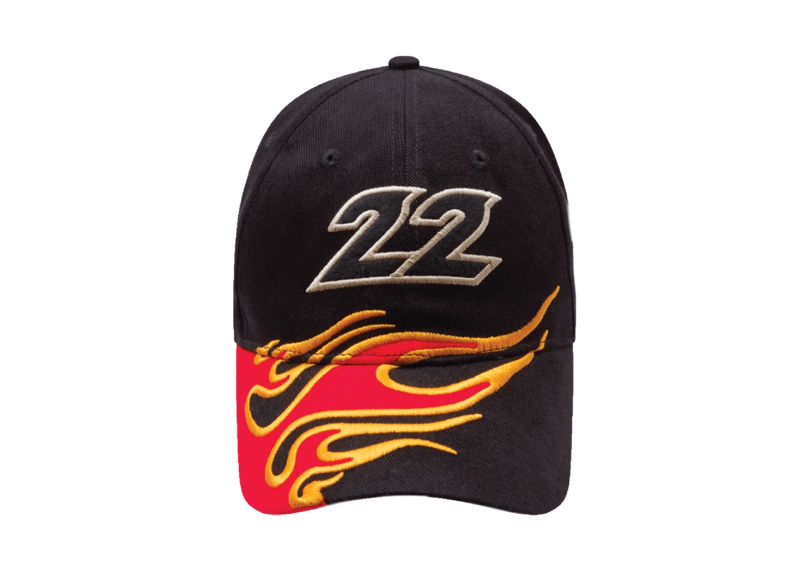 Broken Planet Flame Racer Cap - Black/Orange