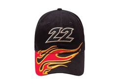 Broken Planet Flame Racer Cap - Black/Orange
