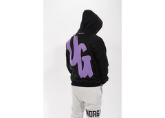 Undrground Moving In Silence Collection Hoodie - Black/Purple