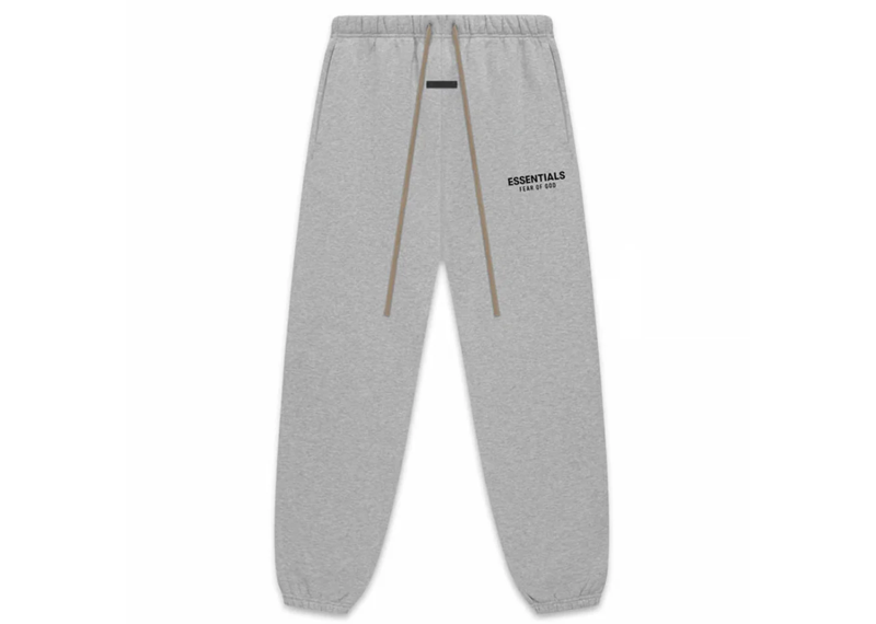 Fear Of God Essentials Fleece Sweatpants - Light Heather Grey (FW24)