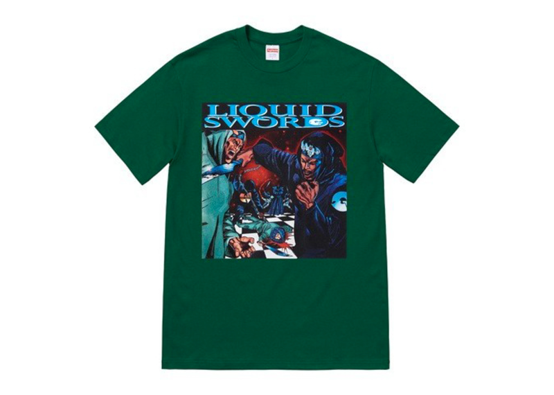 Supreme Liquid Swords T-Shirt - Dark Green