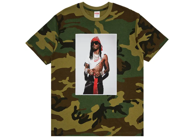 Supreme x Playboi Carti T-Shirt - Woodland Camo (FW25)