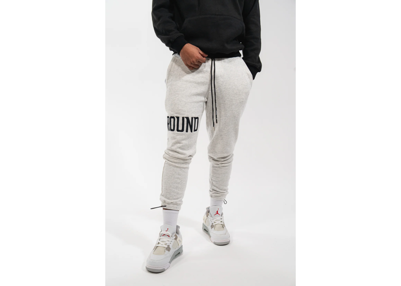 Undrground Grey 3D Embroidered Trackpants