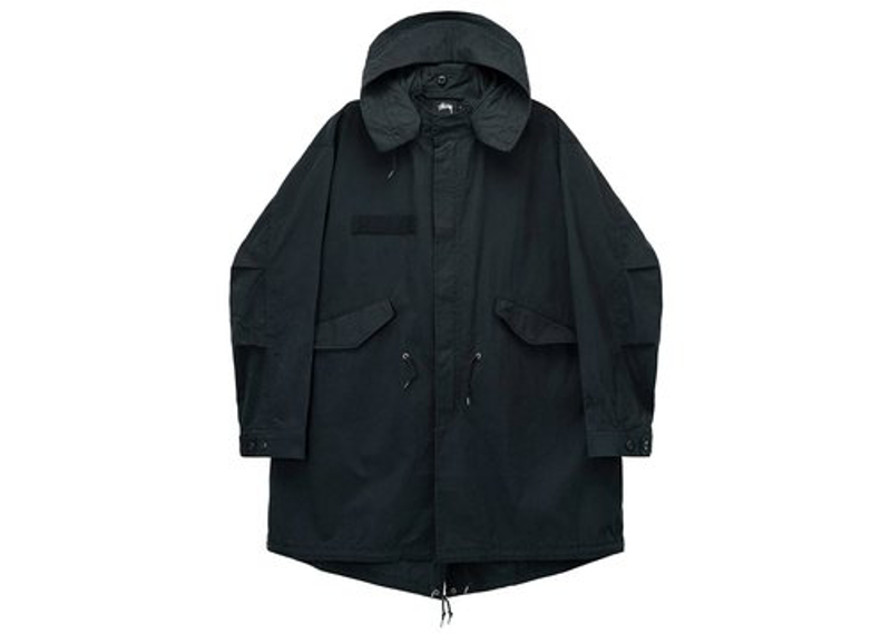 Stussy Nyco Fishtail Parka - Black