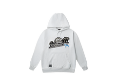 Geedup Co x Trapstar Sydney Shooters Hoodie - White Marle/Blue