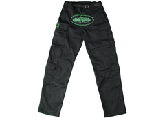 Corteiz Mula Guerillaz Cargos - Black/Green (SS22)