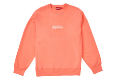 Supreme Box Logo Crewneck (FW18) Neon Pink