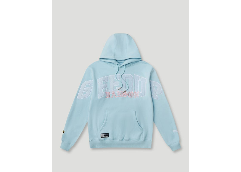 Geedup Co x Vanson Team Logo Hoodie - Light Blue