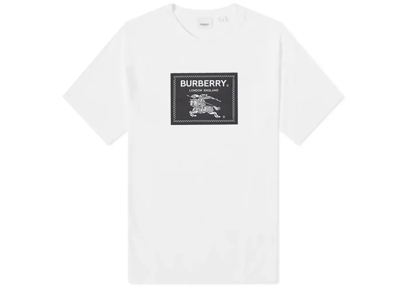 Burberry Roundwood Logo T-Shirt - White