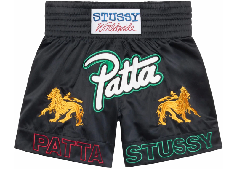 Stussy x Patta Boxing Short - Black (SS24)