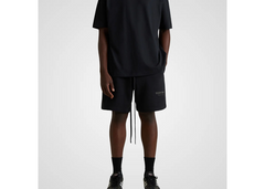 Fear of God Essentials Fleece Shorts -  Jet Black (SS25)