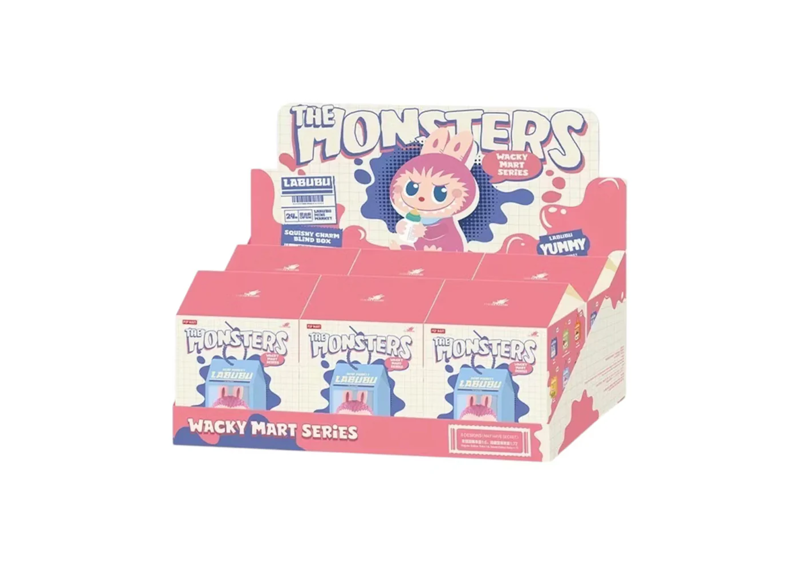 Pop Mart Labubu The Monsters Wacky Mart Series Squishy Charm Single Blind Box