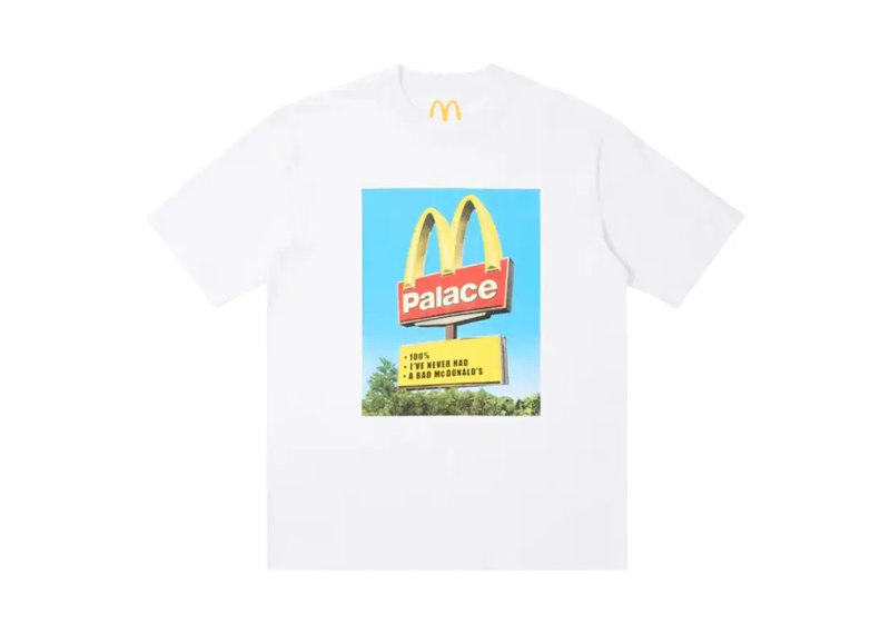 Palace x McDonalds Sign T-Shirt - White