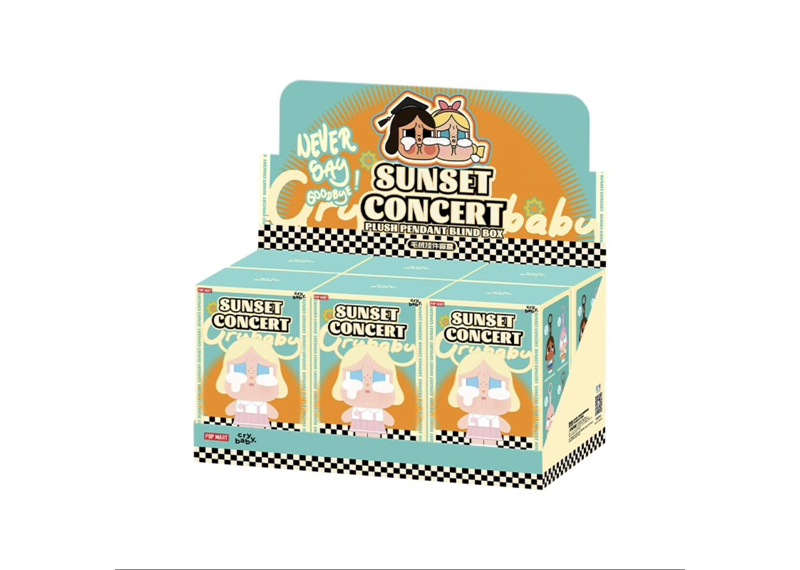 Pop Mart Crybaby Sunset Concert Series Plush Pendant Blind Box