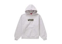 Supreme Box Logo Hooded Sweatshirt (FW23) Grey