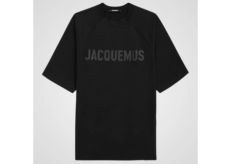 Jacquemus Le T-Shirt Typo - Black