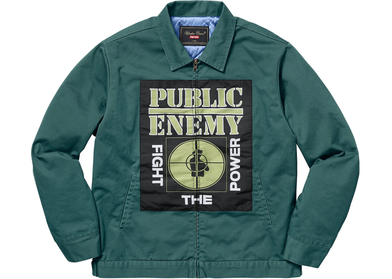 Supreme x Undercover Public Enemy Coach Jacket - Dusty Teal