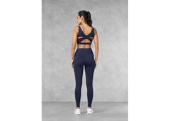 The Giving Movement 27 inch High Rise Tonal Leggings - Navy