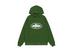 Corteiz Alcatraz Hoodie - Green/White