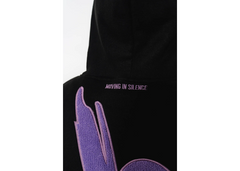 Undrground Moving In Silence Collection Hoodie - Black/Purple