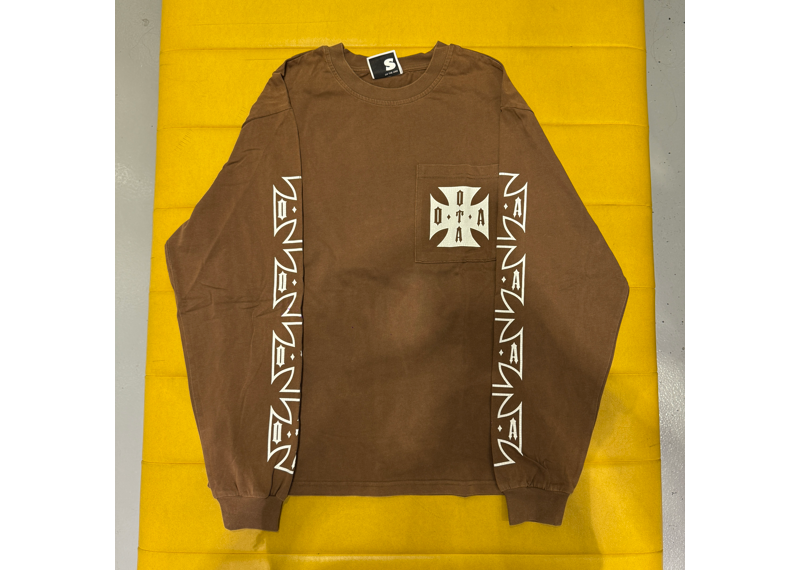 On The Arm Australia Exclusive Choppa L/S T-Shirt - Brown