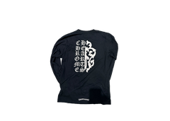 Chrome Hearts Dagger Eye Chart Long Sleeve T-Shirt - Black/White