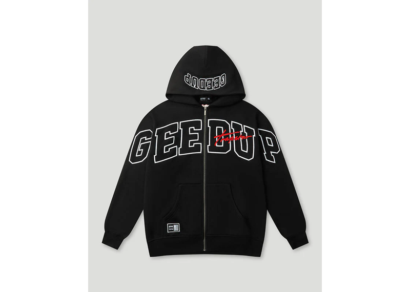 Team Logo x Trapstar Signature Jacket Black/White/Red