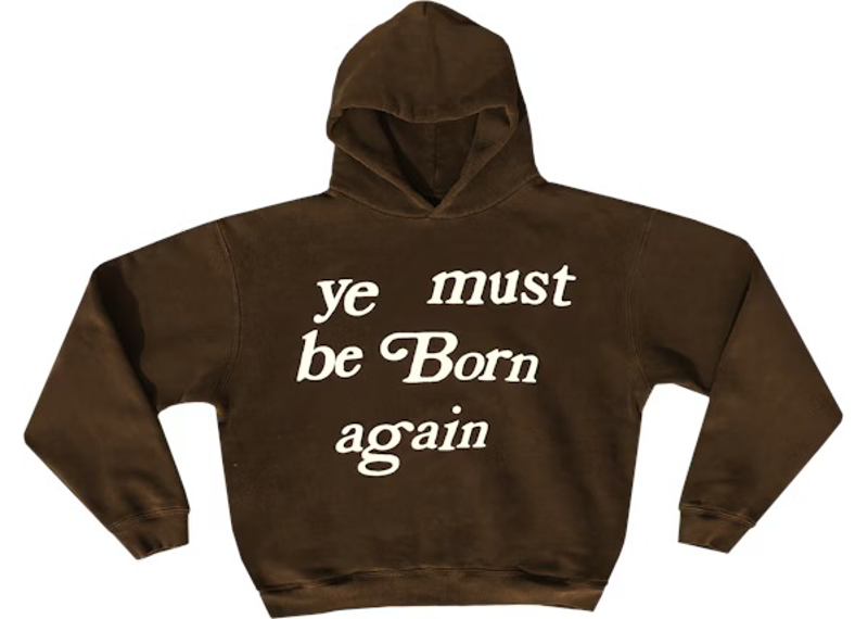 Cactus Plant Flea Market Born Again Hooded Sweatshirt Brown