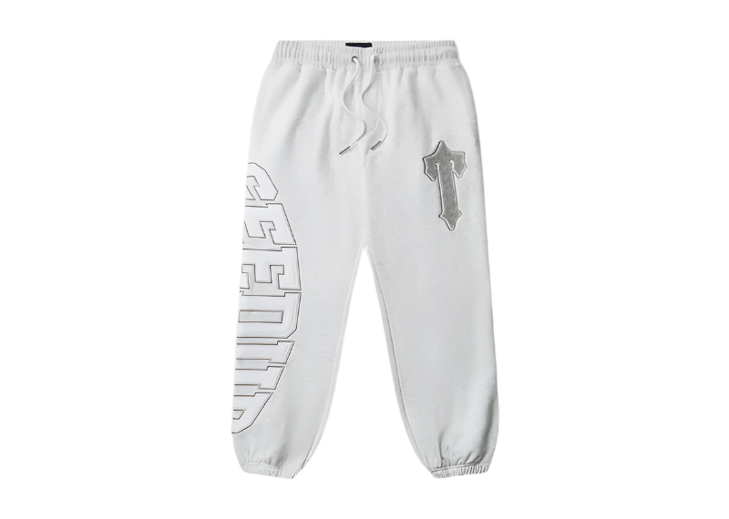Geedup Co x Trapstar Team Logo x Irongate T Trackpant - White Marle/Blue