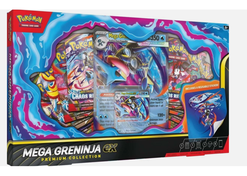 POKEMON TCG: MEGA GRENINJA EX PREMIUM COLLECTON