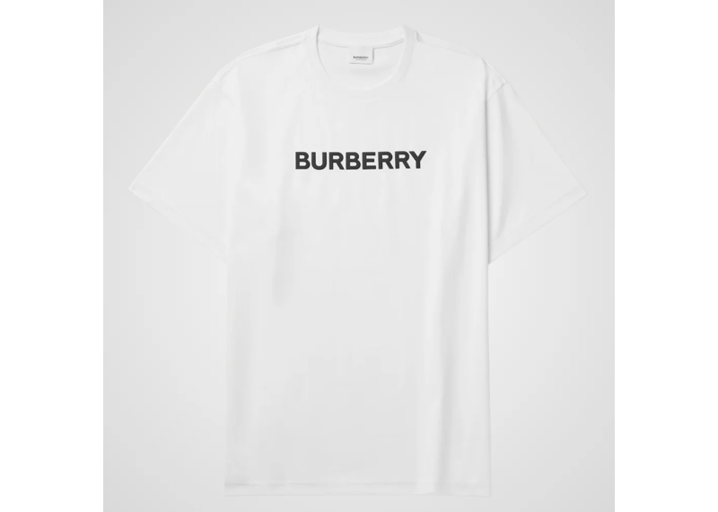 Burberry Oversize Logo T-Shirt - White