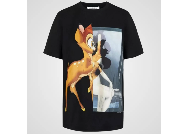 Givenchy Bambi Print T-Shirt, Black
