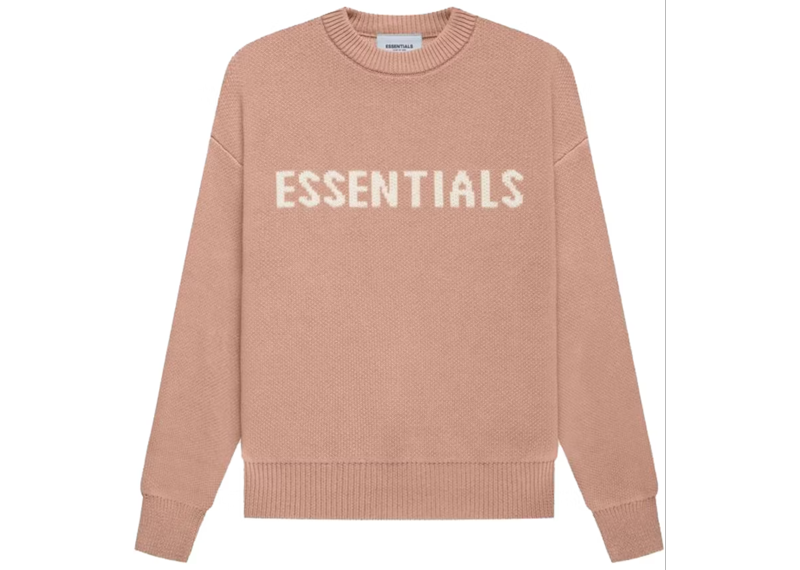 Fear Of God Essentials Kids Knit Sweater - Blush (FW21)