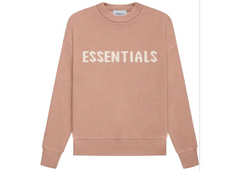 Fear Of God Essentials Kids Knit Sweater - Blush (FW21)