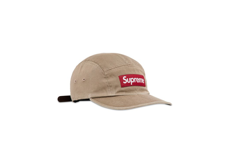 Supreme Washed Chino Twill Camp Cap Khaki