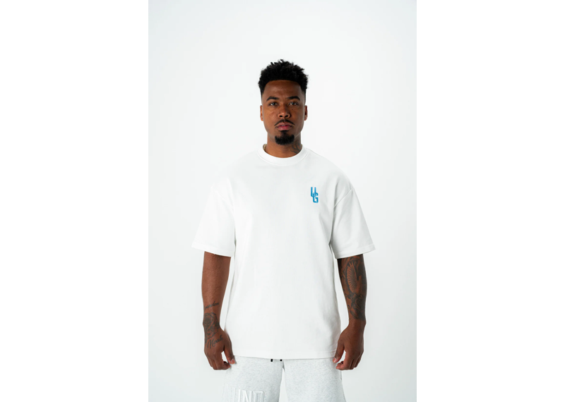 Undrground Empire Street T-Shirt - White/Blue
