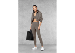 The Giving Movement 24 inch High Rise Leggings - Mushroom