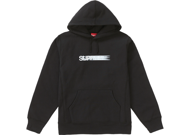 Supreme Motion Logo Hoodie - Black (SS20)