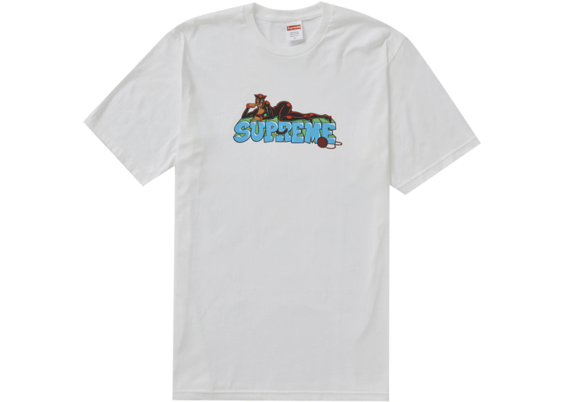 Supreme Cat Woman Tee White