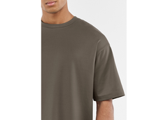 The Giving Movement Oversized Contrast Back Print T-Shirt - Truffle