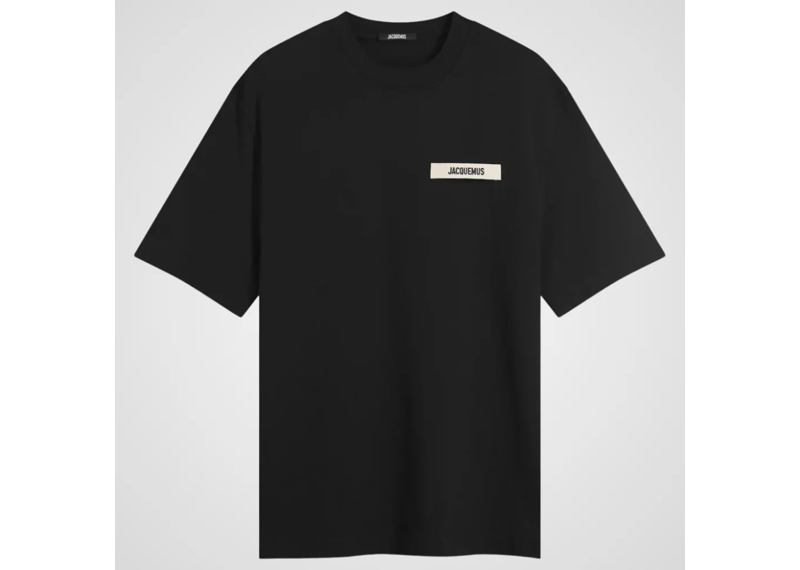 Jacquemus Le T-Shirt Gros Grain - Black