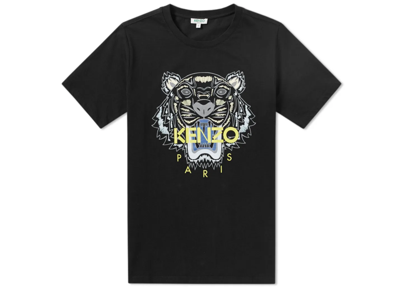 Kenzo Classic Tiger T-Shirt Black/Yellow
